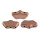 Les perles par Puca® Delos Perlen Copper gold mat 00030/01780